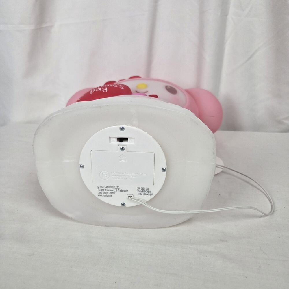 Hello Kitty My Melody Lighted Blow Mold Valentines Day Decor 12" Cartoon Pink - Picture 8 of 9
